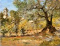 Olive Trees Florence impressionism William Merritt Chase scenery
